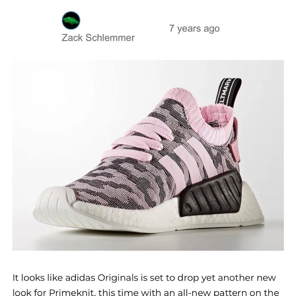 Adidas NMD R2 PK Wonder Pink Women's Sneakers BY9521